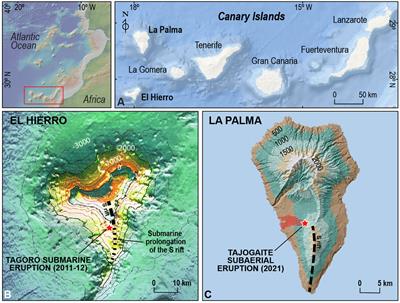 Fish mortality associated to volcanic eruptions in the Canary Islands